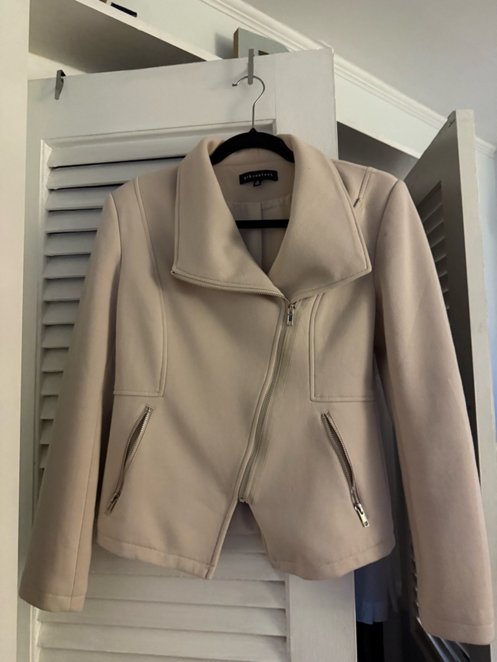 Gibson Look Dune Moto Jacket Asymmetric Zip